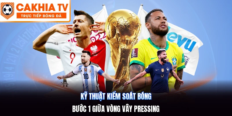 Kỹ Thuật Kiểm Soát Bóng | Bước 1 Giữa Vòng Vây Pressing